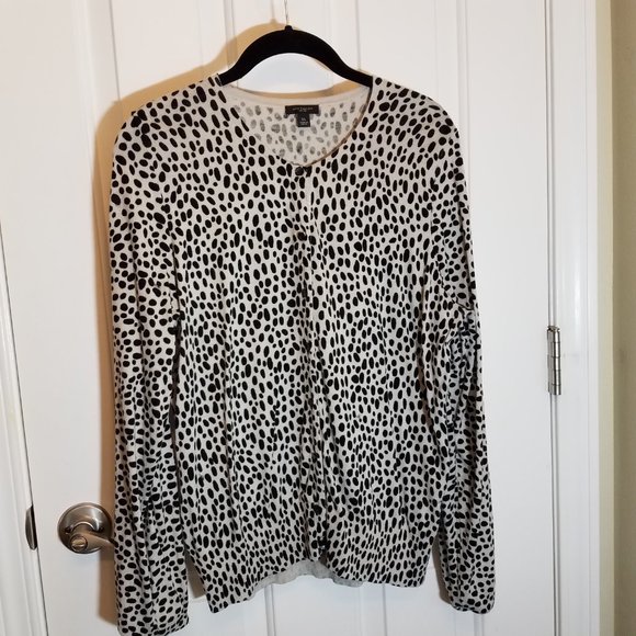 Ann Taylor Tops - animal print sweater from Ann Taylor